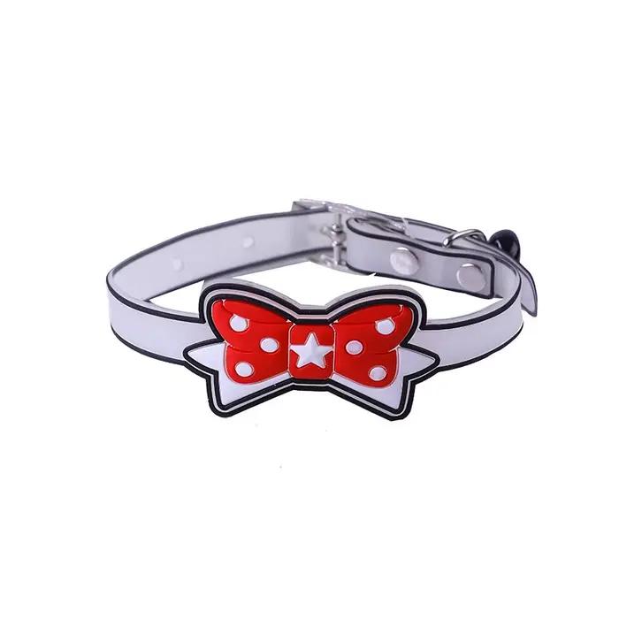 Collier en Silicone Fluorescent pour Chats et Chiens, Anneau de Cou, Fournitures pour Animaux de Com