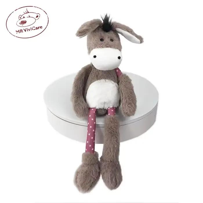 Jouets en peluche du monde des animaux doux, Lion, licorne, Rubbit, singe, girafe, âne, animaux apai