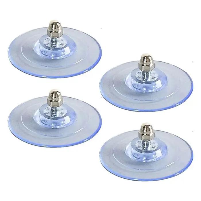 Tampons d'aspiration transparents avec vis pour chat, vis de perchoir de fenêtre pour chat, poids ma