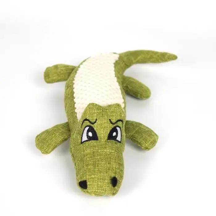 Jouets sonores interactifs pour chiens, jouets en peluche animaux de dessin animé, fournitures pour 