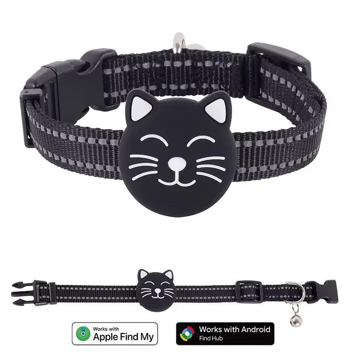 Collier de suivi GPS intelligent pour animaux de compagnie, traceur anti-perte pour chat, boucle de 