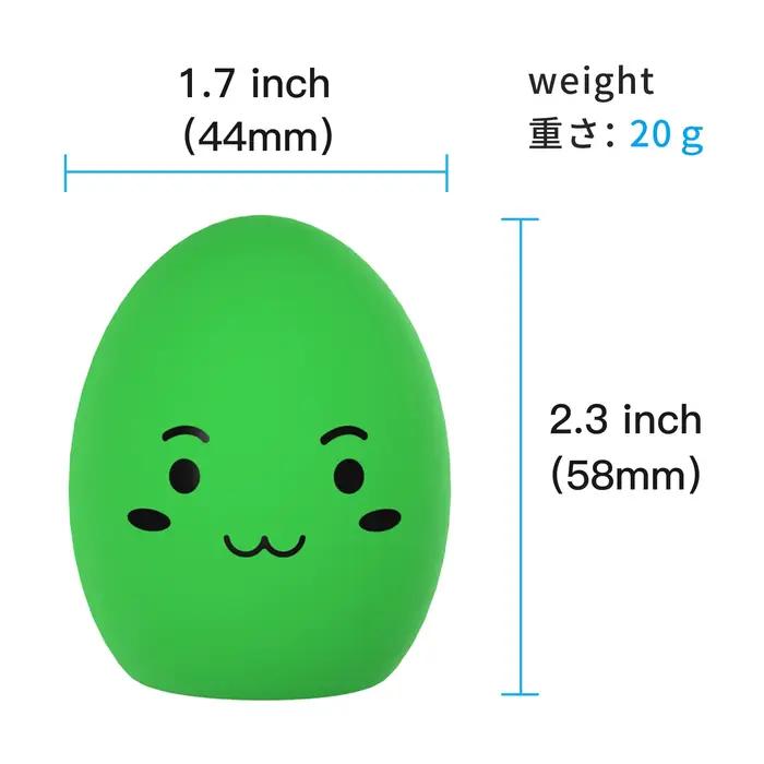 SCGK oeuf gonflable chien jouets balle drôle grinçant Latex oeuf gonflable avec couineur pour chiot 