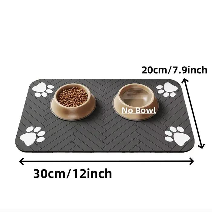 S (petit chaton)、 M、L tapis d'alimentation absorbant pour animaux de compagnie, napperon imperméable