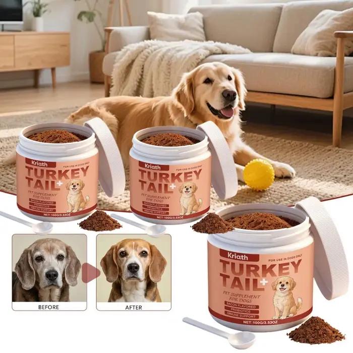100g Complément alimentaire pour chiens âgés, soin des articulations, de l'intestin et de la peau, p