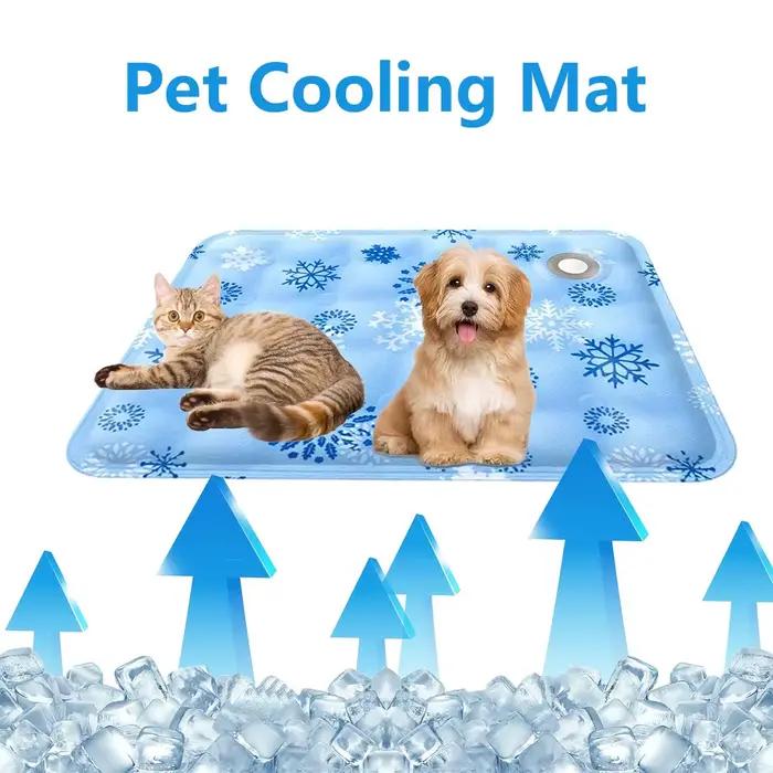 Tapis de refroidissement pour animaux de compagnie, glace sèche, coussin frais pour animaux de compa
