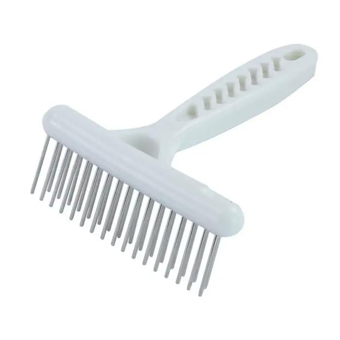 Brosse de toilettage professionnelle pour animaux de compagnie, râteau à fourrure à poils longs, out