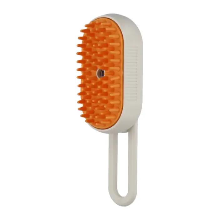 Brosse vapeur pour chat, brosse vapeur pour chien, 3 en 1, brosse électrique à vaporisation pour poi
