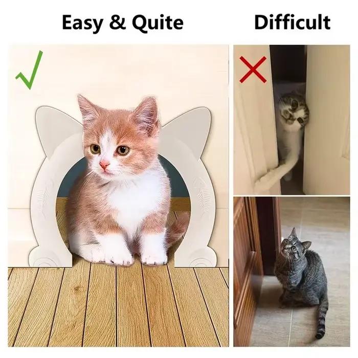 Porte pour chat chien trou Direction d'accès jouet contrôlable pour l'entraînement des animaux de co