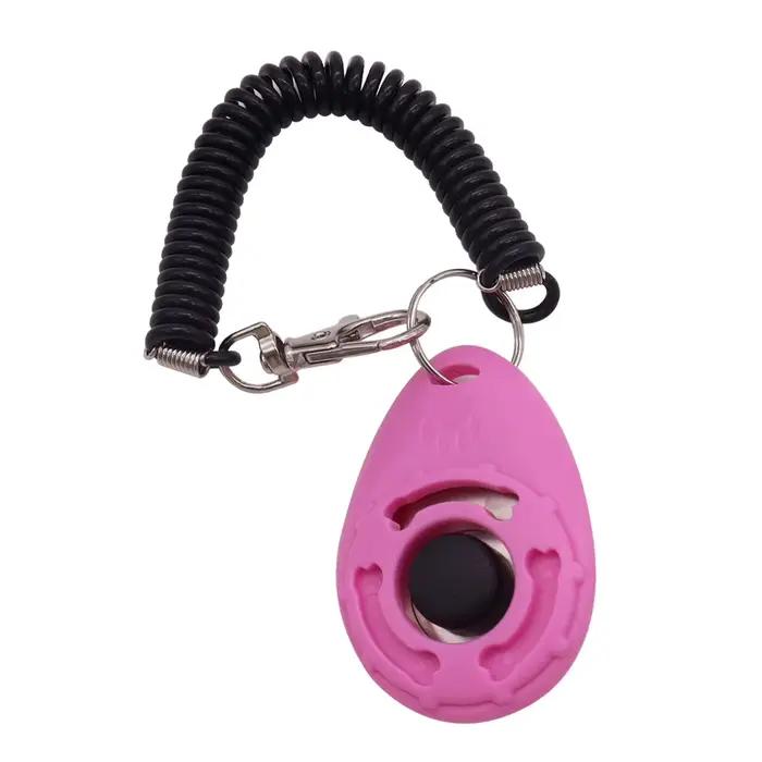 Clicker d'entraînement pour chien, chat, chien, entraîneur de clic, divers styles, aide, bracelet ré