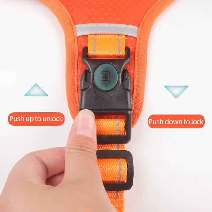 HarNISSAN-Collier pour chien Labrador moyen et grand, fournitures pour animaux de compagnie en tissu