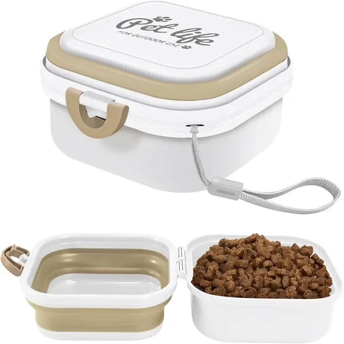 Gamelle pour chien, gamelle portable pour chien pour les voyages, distributeur d'eau et de nourritur