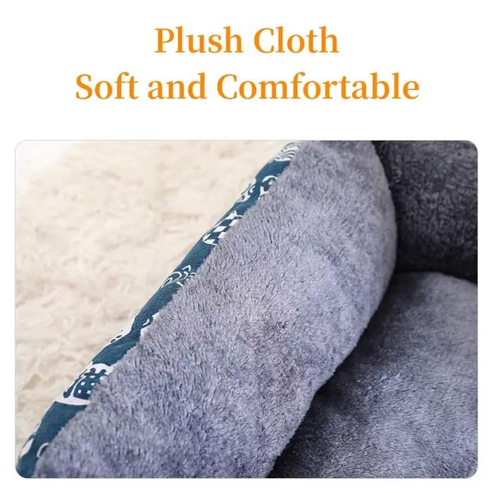 Nid d'hiver pour animaux de compagnie, lits épais pour chats, tapis pour animaux de compagnie, lit p