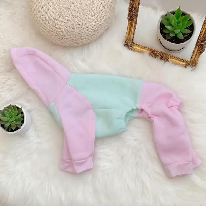 Hiver chien sweat à capuche Whippet manteaux pour animaux de compagnie Pyjamas chien vêtements polai