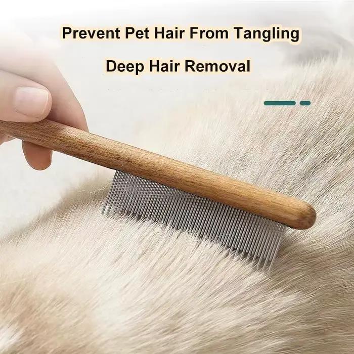 Peigne à puces pour animaux de compagnie, peigne pour chien et chat, outils d'élimination des tiques