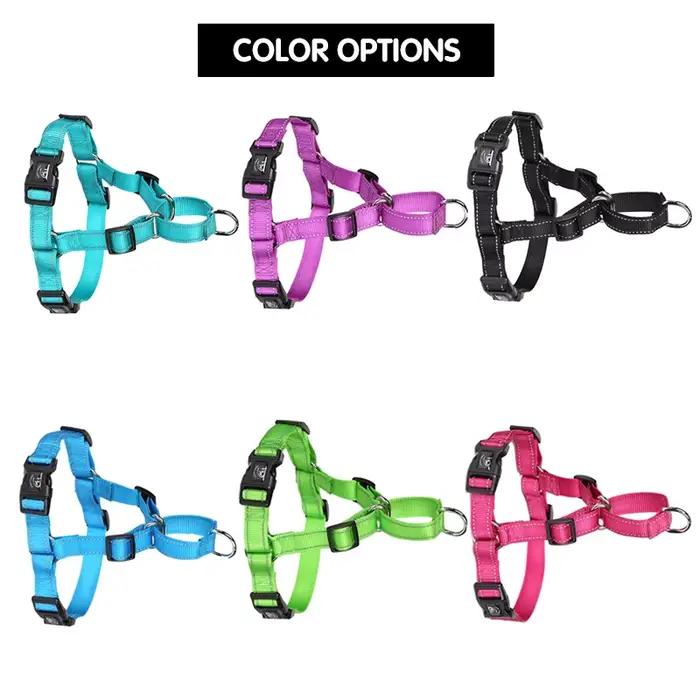 Harnais pour chien sans traction pour chiens de taille moyenne et grande, réfléchissant, sans starte