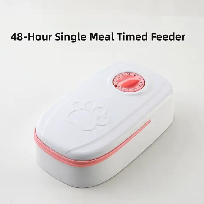 Mangeoire automatique pour animaux de compagnie, bols dansde quantification chronométrée, support se