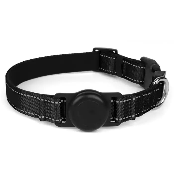 Collier réfléchissant pour chien, réglable et confortable, avec boucle, pour chiens moyens, AirTag