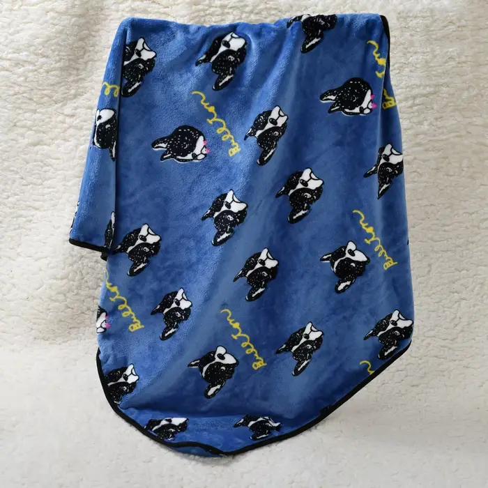 Couverture douillette et chaude pour chien, tapis de couchage doux et respirant pour animaux de comp