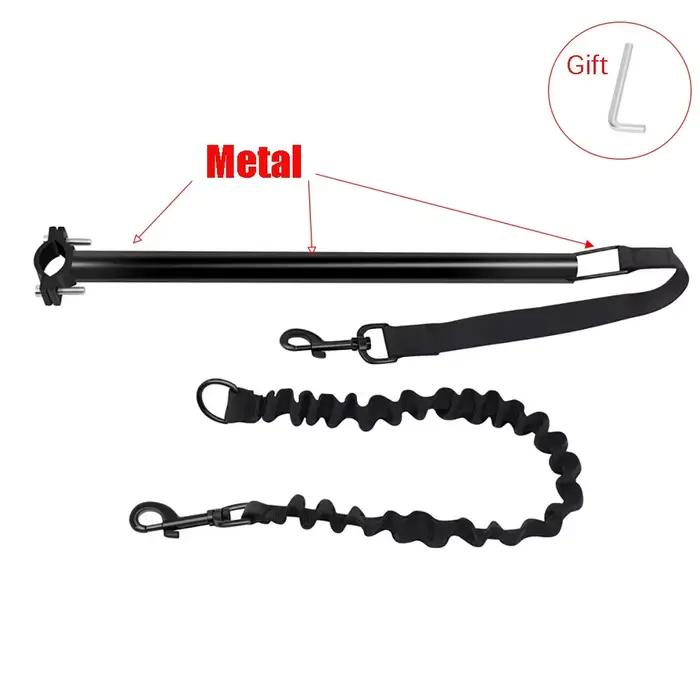 Laisse de marche pour chien de vélo rembourrée, Durable, extensible, en métal, élastique, rechargeab