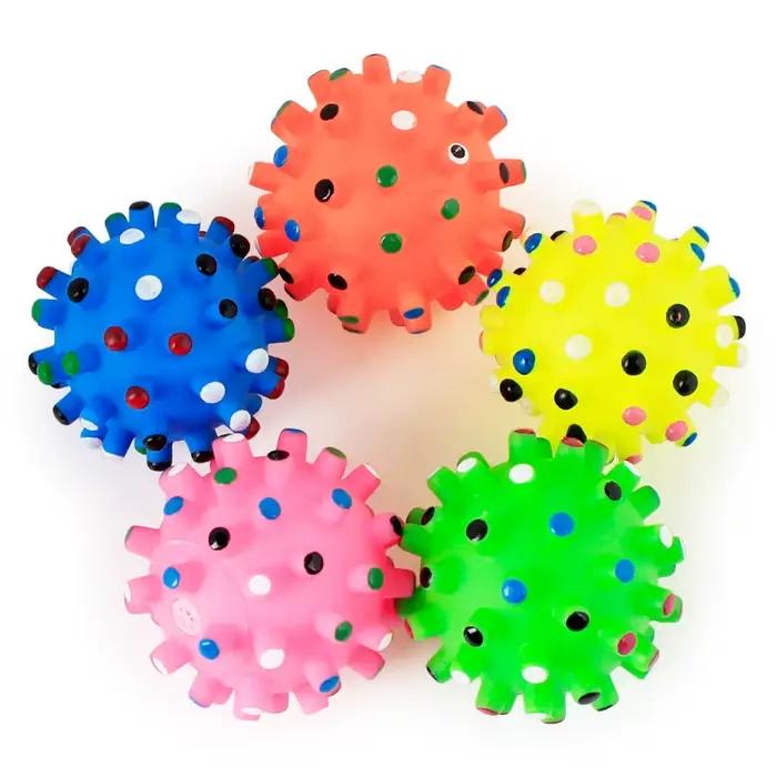 Balle à mâcher avec couinement pour petits chiens, jouets pour animaux de compagnie, diamètre 6cm, b