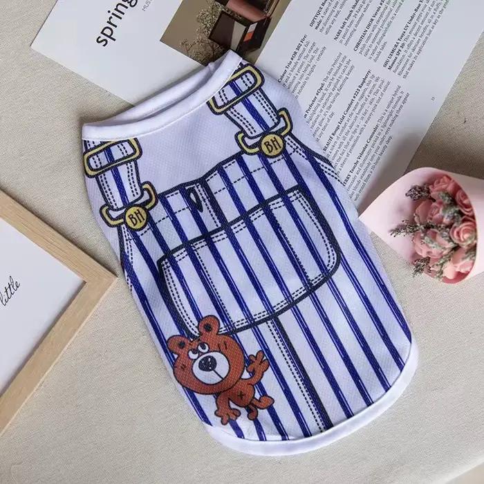 Gilet pour chien Yorkie à séchage rapide, débardeur pour chien, sweat à capuche de dessin animé, Chi