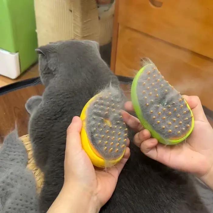 Brosse à vapeur pour chien et chat, pulvérisateur électrique pour Massage, outil de toilettage pour 
