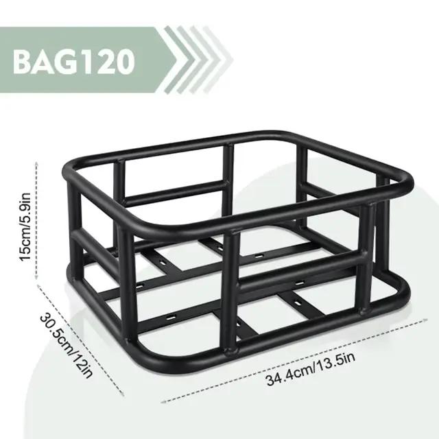 Panier de vélo pour animaux domestiques (chats et chiens) – Panier arrière amovible en métal pour vé