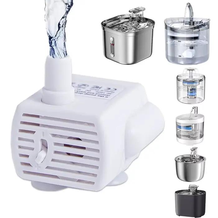 Pompe à eau pour chat fontaine d'eau pompe accessoires pompe à eau muette pour chat abreuvoir distri