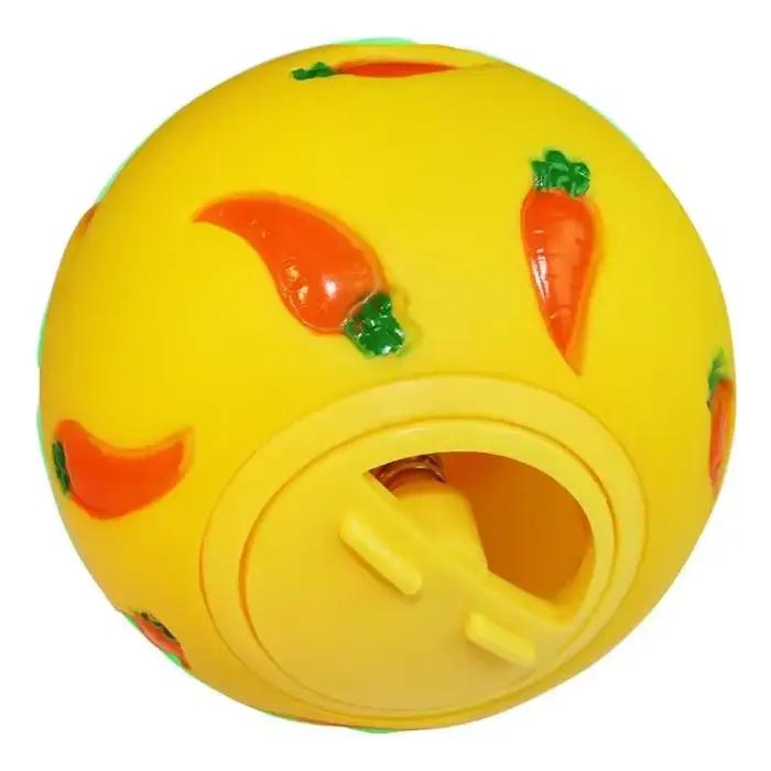 Distributeur de nourriture pour lapins, jouet interactif en forme de carotte, jouet à friandises, ba