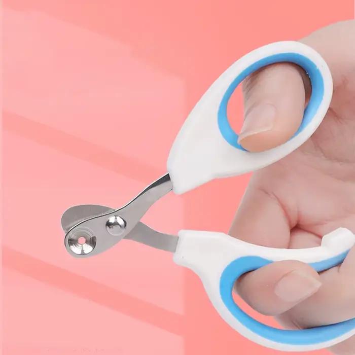 Ciseaux à ongles pour chat à trou circulaire, coupe-ongles professionnel pour chien de compagnie, co