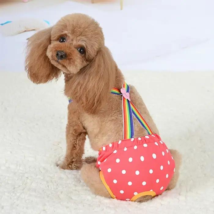 Xxs-Xl chien couche hygiénique physiologique pantalon lavable femme chien sous-vêtements chien Short