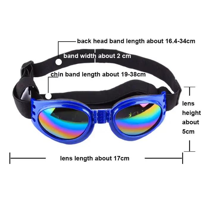 Lunettes pliables pour chiens de compagnie, 6 couleurs, empêchent les UV, pour chats et chiens, lune
