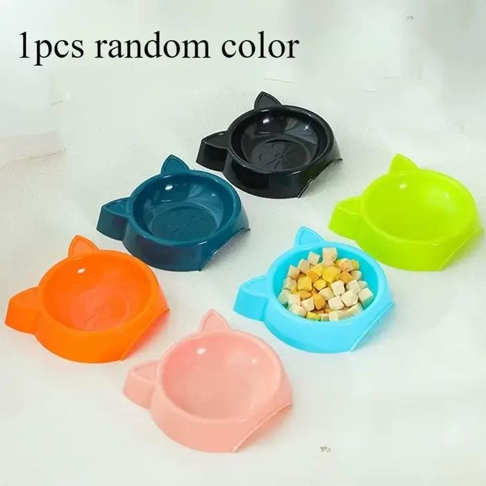 Bol pour chien en forme de chat charmant - Antidérapant, facile à nettoyer, parfait pour les animaux
