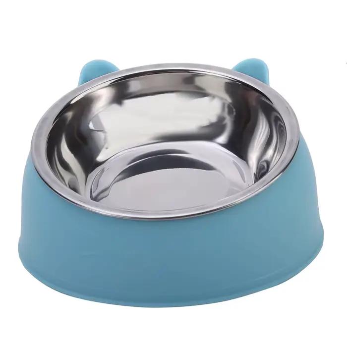 Bol pour chat incliné créatif et adorable, gamelles d'alimentation pour chatons et chiots, abreuvoir