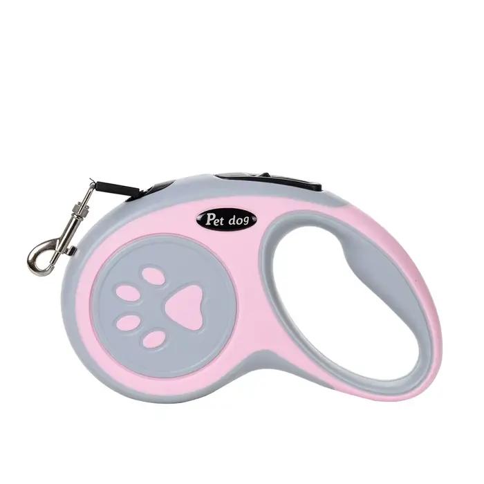 Laisse rétractable en Nylon pour animaux de compagnie, 3 mètres, 5 mètres, pour petits et moyens chi
