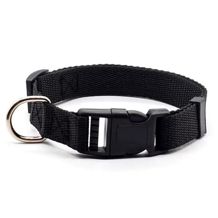 Collier de chien réglable en nylon avec clip, pour animal de compagnie, taille S/M/L/XL, chiot, livr