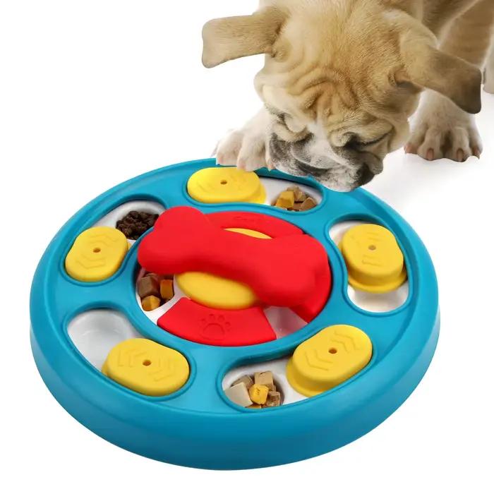 Jouets Puzzle pour chiens, mangeoire lente interactive, augmentation des chiots, distributeur de nou