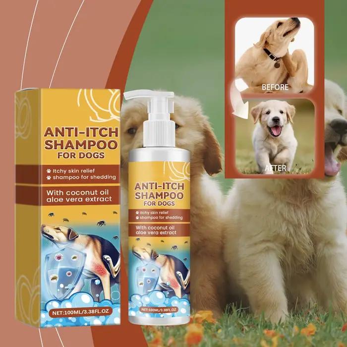 Shampooing anti-démangeaison pour chiens, allergique, nourrissant, cheveux, 100ml, nouveau