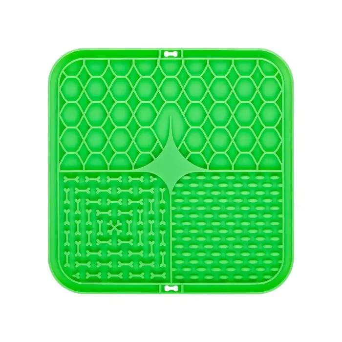 Tapis de léchage en silicone pour animaux de compagnie, distributeur de nourriture à alimentation le