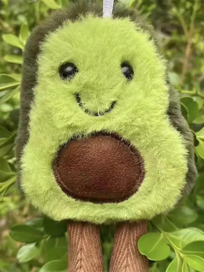 Un joli jouet en peluche avocat pour animaux de compagnie, adapté à la compagnie quotidienne des chi