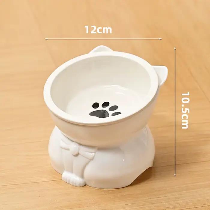 ♥ Bol d'eau de nourriture pour chien et chat, mangeoire surélevée pour animaux de compagnie avec Bas