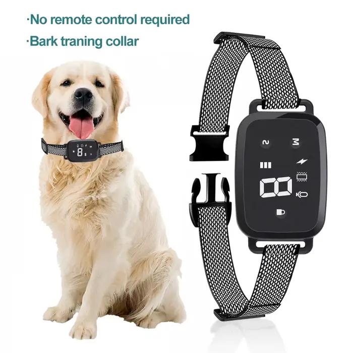 Intelligent Collier de Dressage de Chien Électrique Ultrasonique IP 67 Imperméable Anti-Aboiement Co