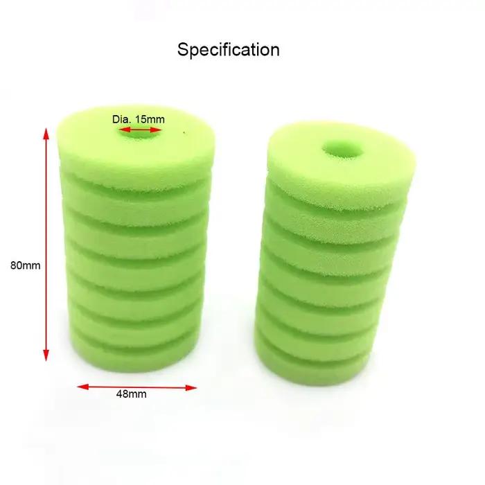 2 pièces mousse Fine filtre d'aquarium éponge pour Aquarium réservoir de poisson pompe à Air écumeur