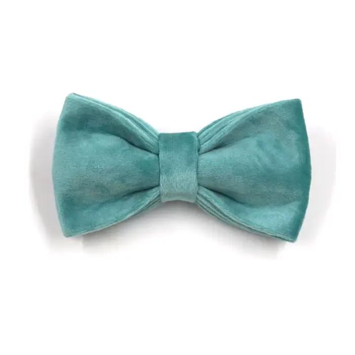 Collier de chien personnalisé Tiffany Blue SFP pour animal de compagnie, réglable, velours doux, des