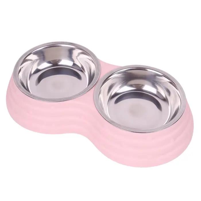 Bol pour animaux de compagnie en acier inoxydable, 1 pièce, pour chiens et chats, adapté aux petits 