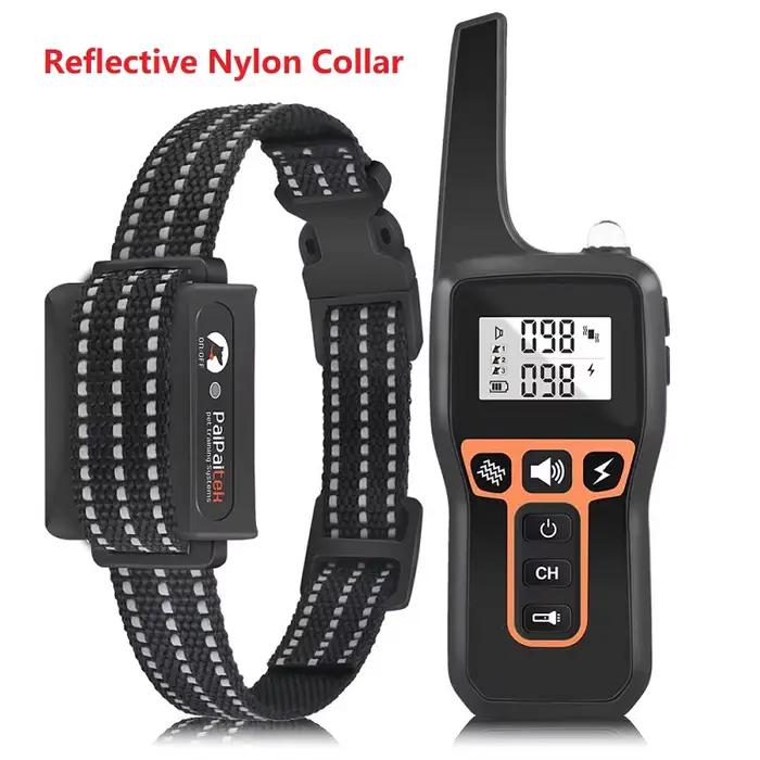 Collier de dressage pour chien 1000M pour toutes les tailles de chiens, collier anti-aboiement élect