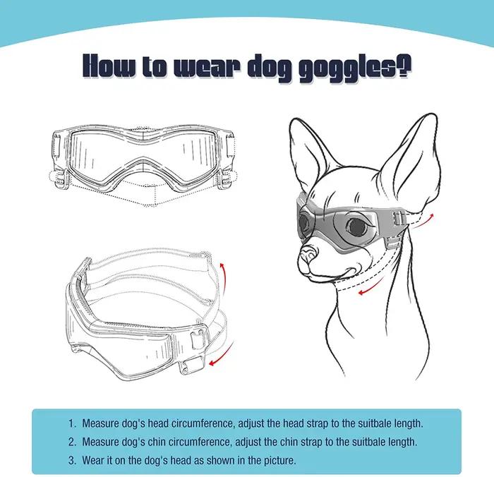 Accessoires pour animaux de compagnie chien Protection UV extérieure lunettes de soleil chat chien l