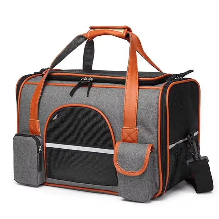 Sac de voyage pour animaux de compagnie, porte-chien et chat, approuvé par la compagnie aérienne, fa
