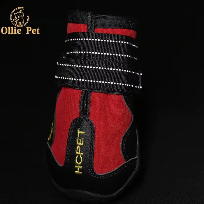Chaussures imperméables et antidérapantes pour chiens, bottes de pluie chaudes et réfléchissantes po