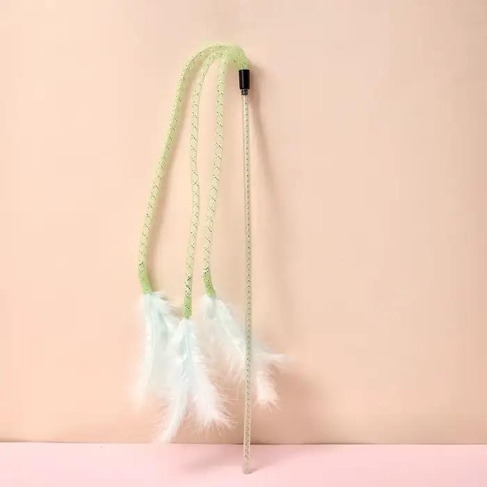 Self Hi Feather Jouets pour chats, anciers de jeu, degré de morsure, jouets interactifs amusants pou